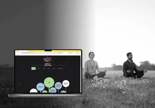 A screen displaying the Contemplative Life web app, developed by BeeReal.